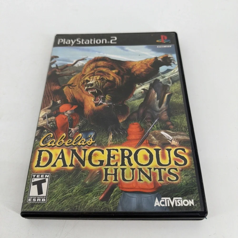 Cabela's Dangerous Hunts Sony PlayStation 2 Tested Working CIB PS2 Game Complete